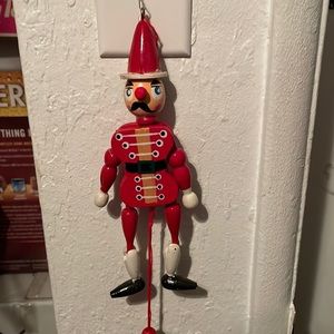 Vintage nutcracker ornament toy